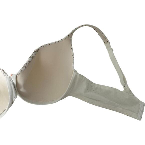 Cacique Polka Dot Lightly Lined T-shirt Bra (40DD) - Picture 4 of 9